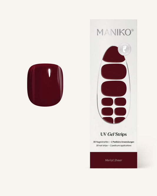 Merlot Sheer UV Pedi