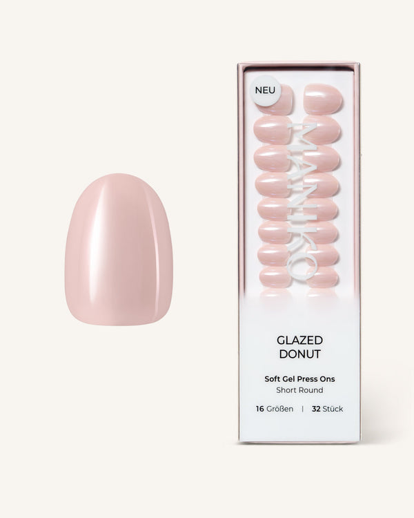 Glazed Donut (Short, Round) - Soft Gel Press Ons
